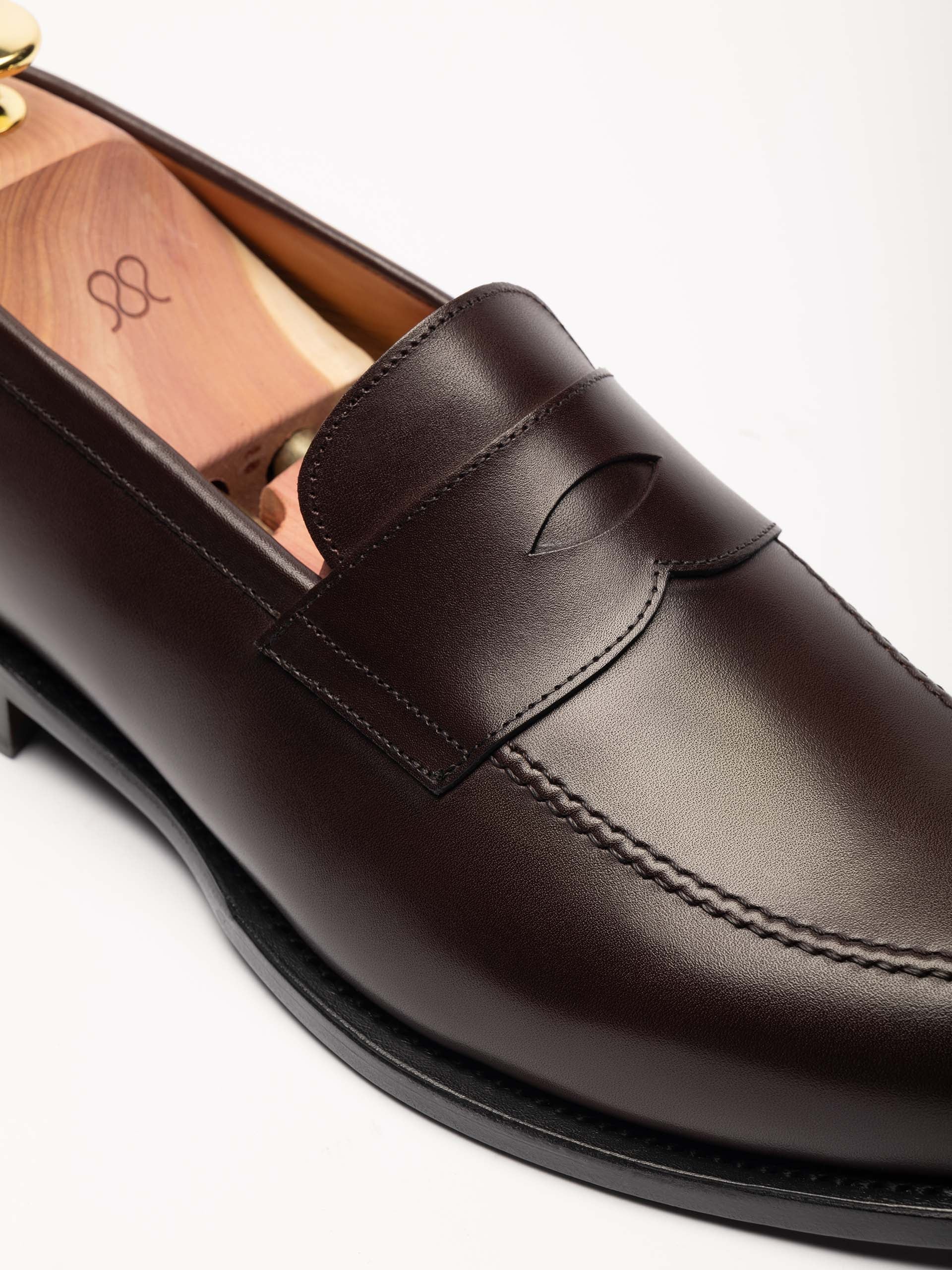 The Penny Loafer - Burgundy Calf