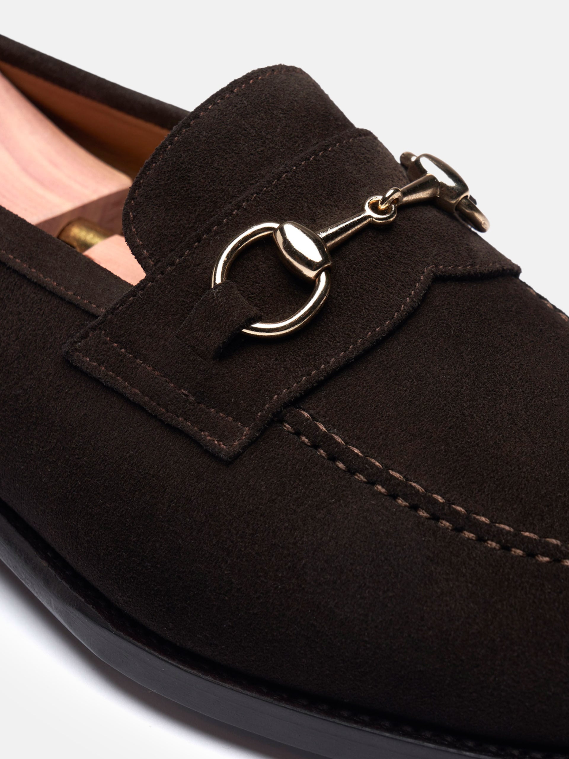 The Horsebit Loafer - Brown Suede