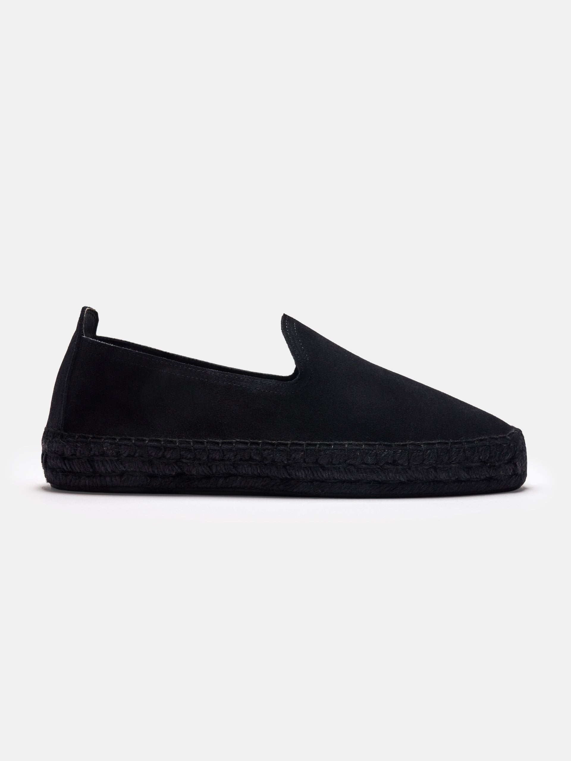 The Espadrille - All Black Suede