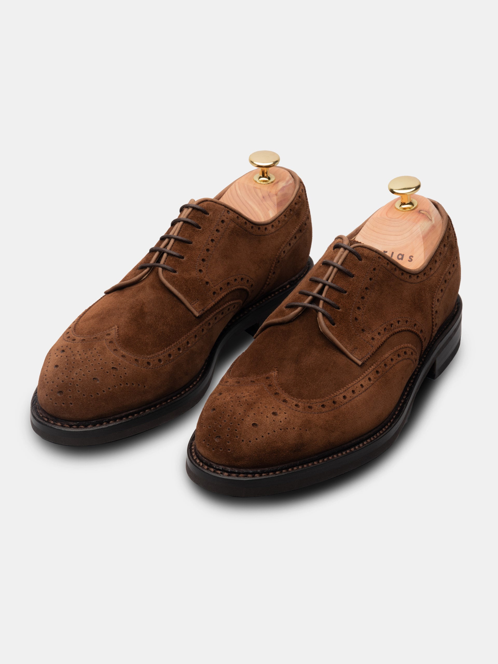 The Derby - Medium Brown Suede