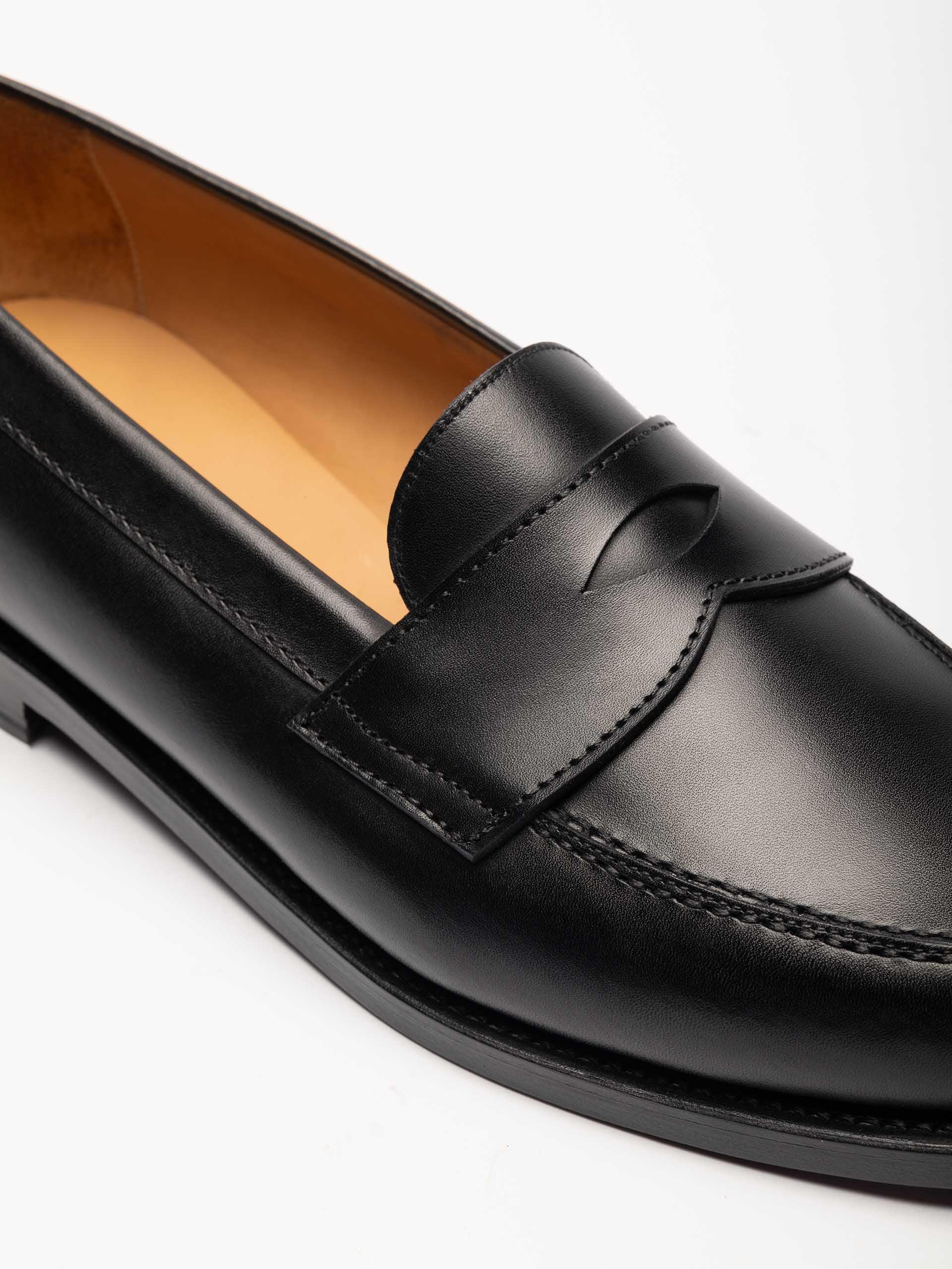 The Ivy Loafer - Black Calf