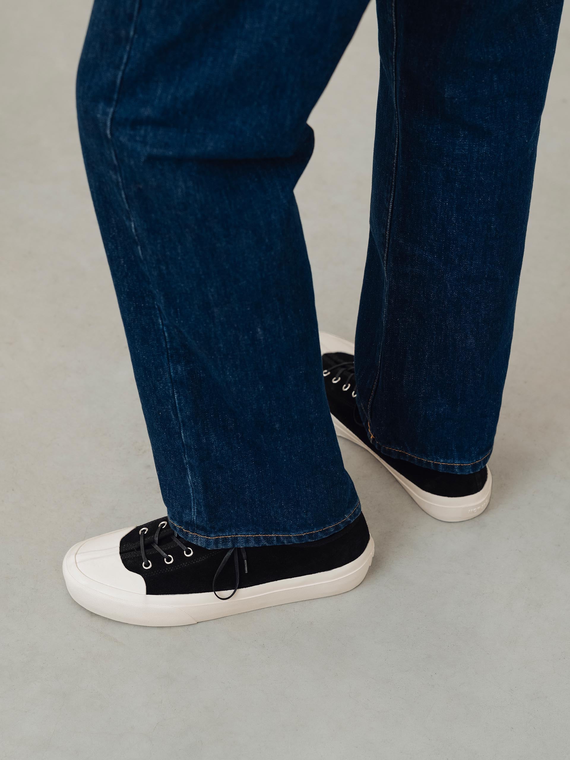 The Plimsoll Sneaker - Black Suede