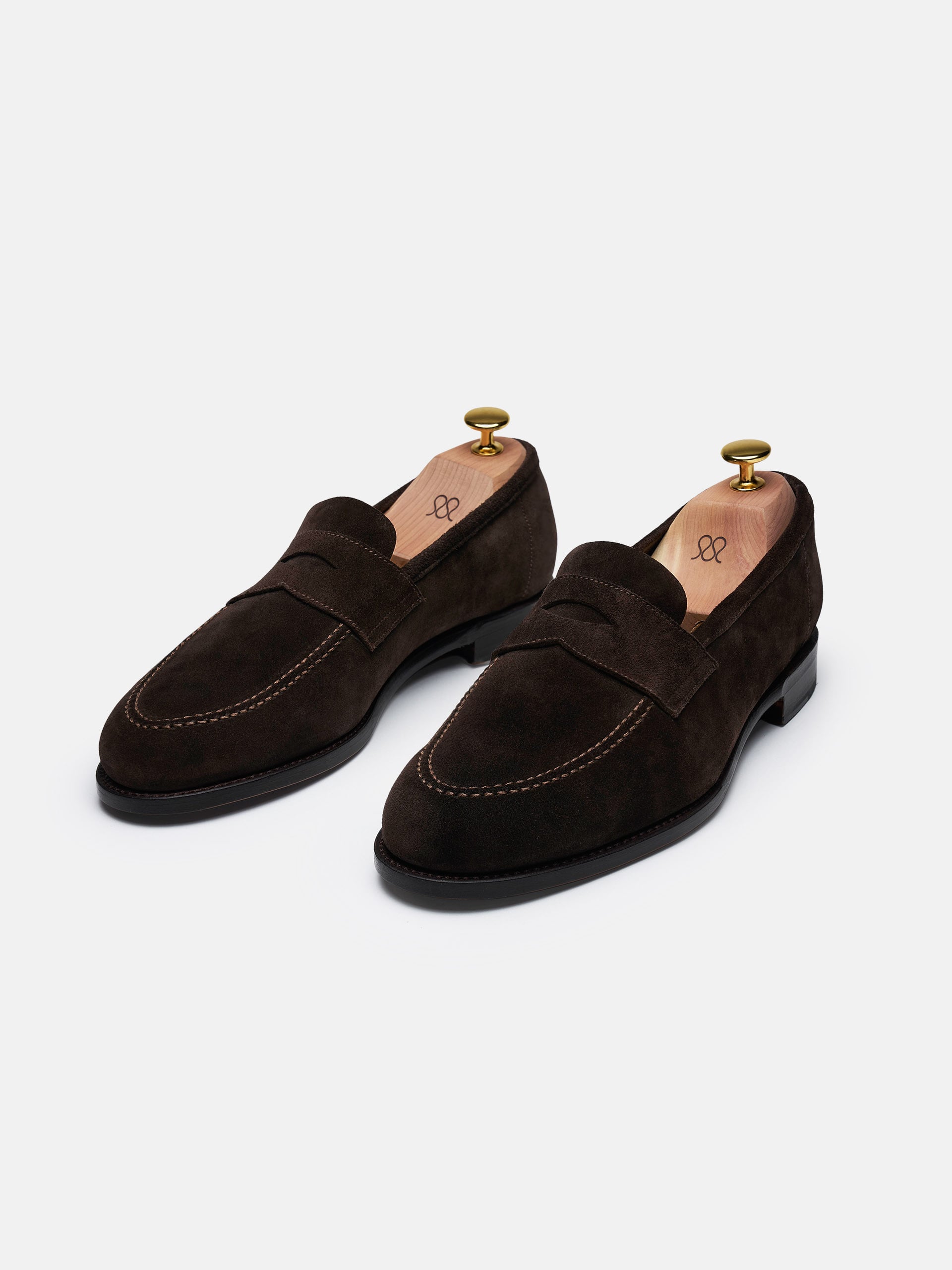 The Penny Loafer - Brown Suede - Unlined