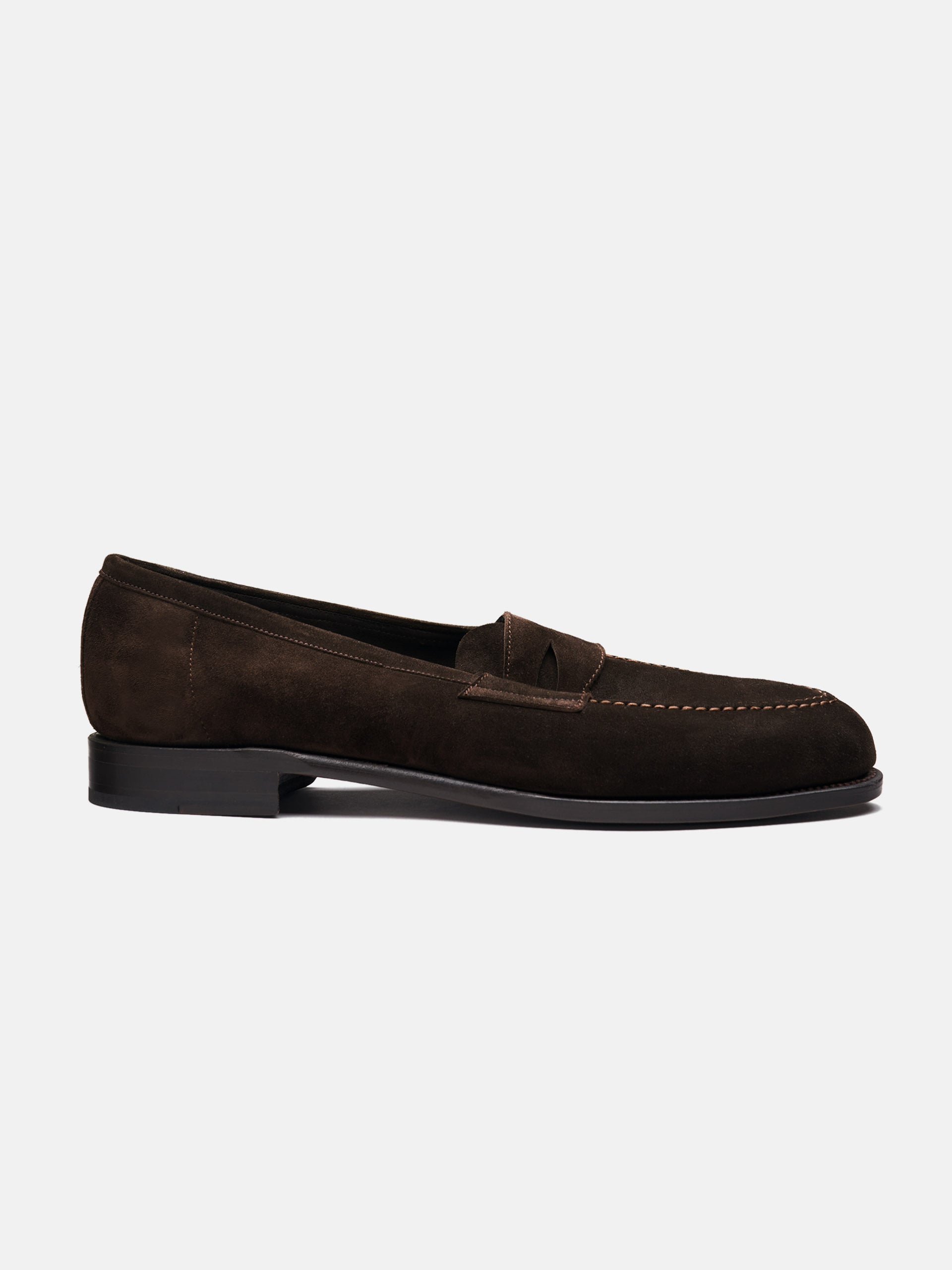 The Penny Loafer - Brown Suede - Unlined