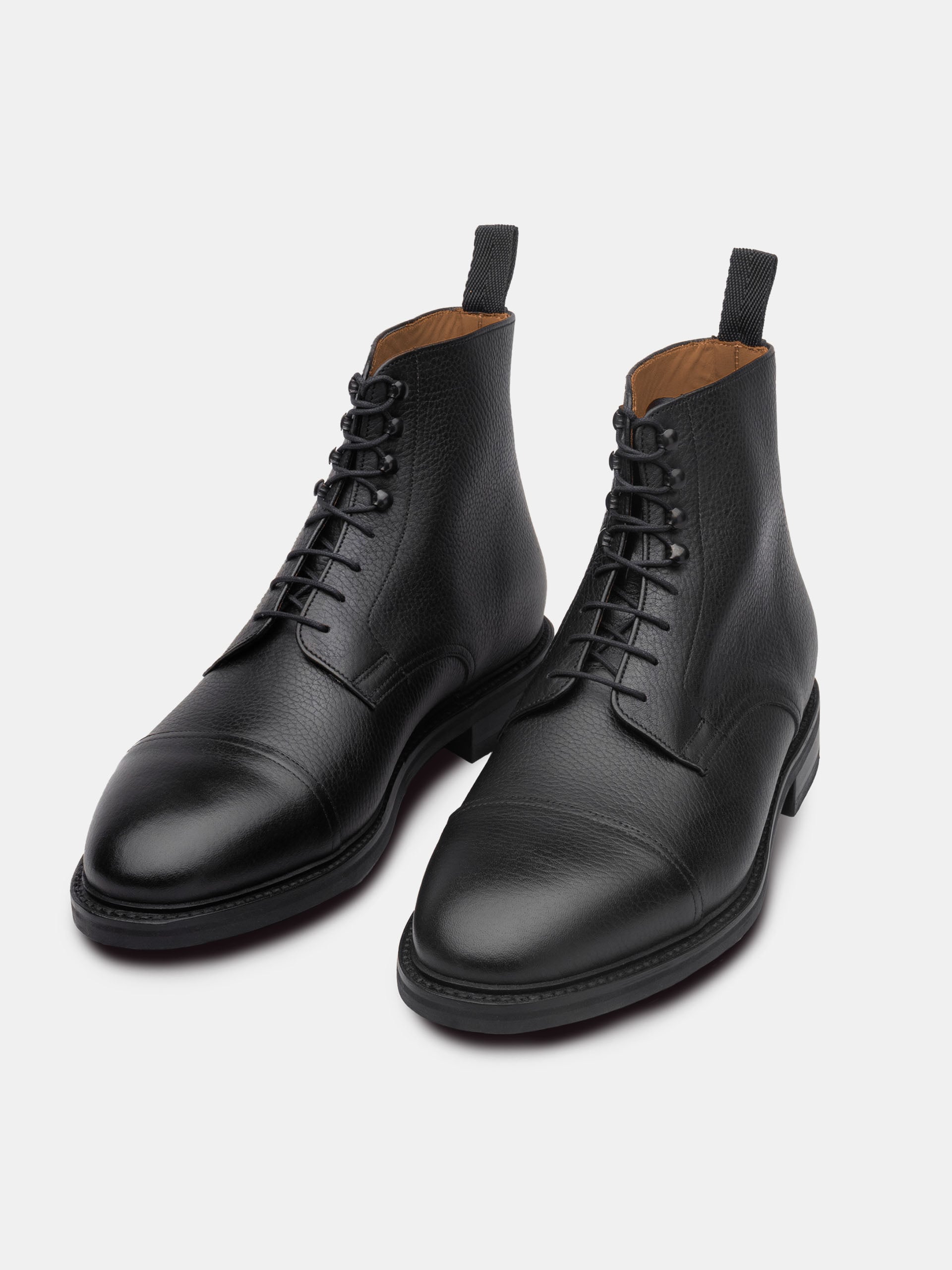 The Jumper Boot - Black Grain
