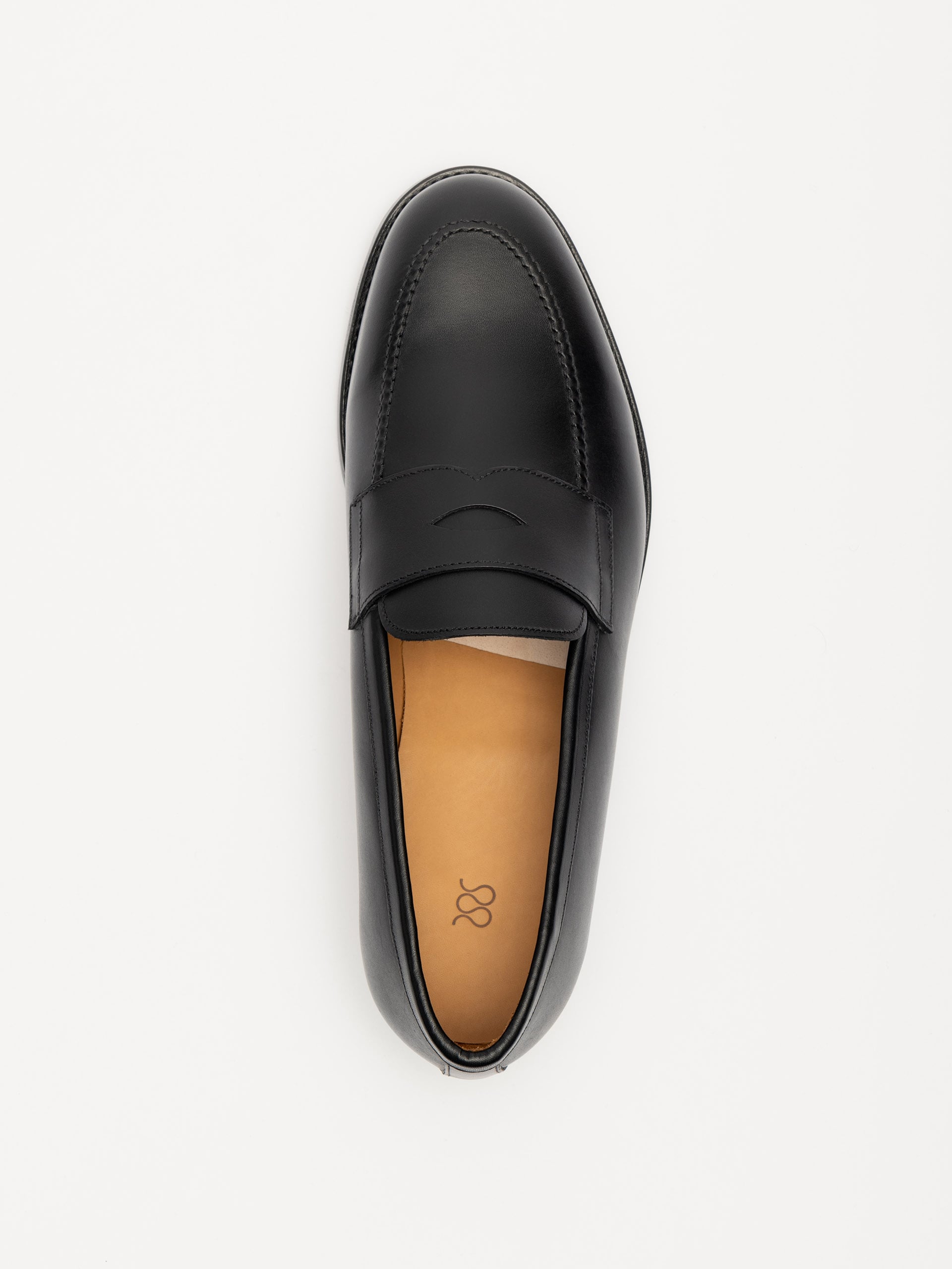 The Penny Loafer - Black Calf