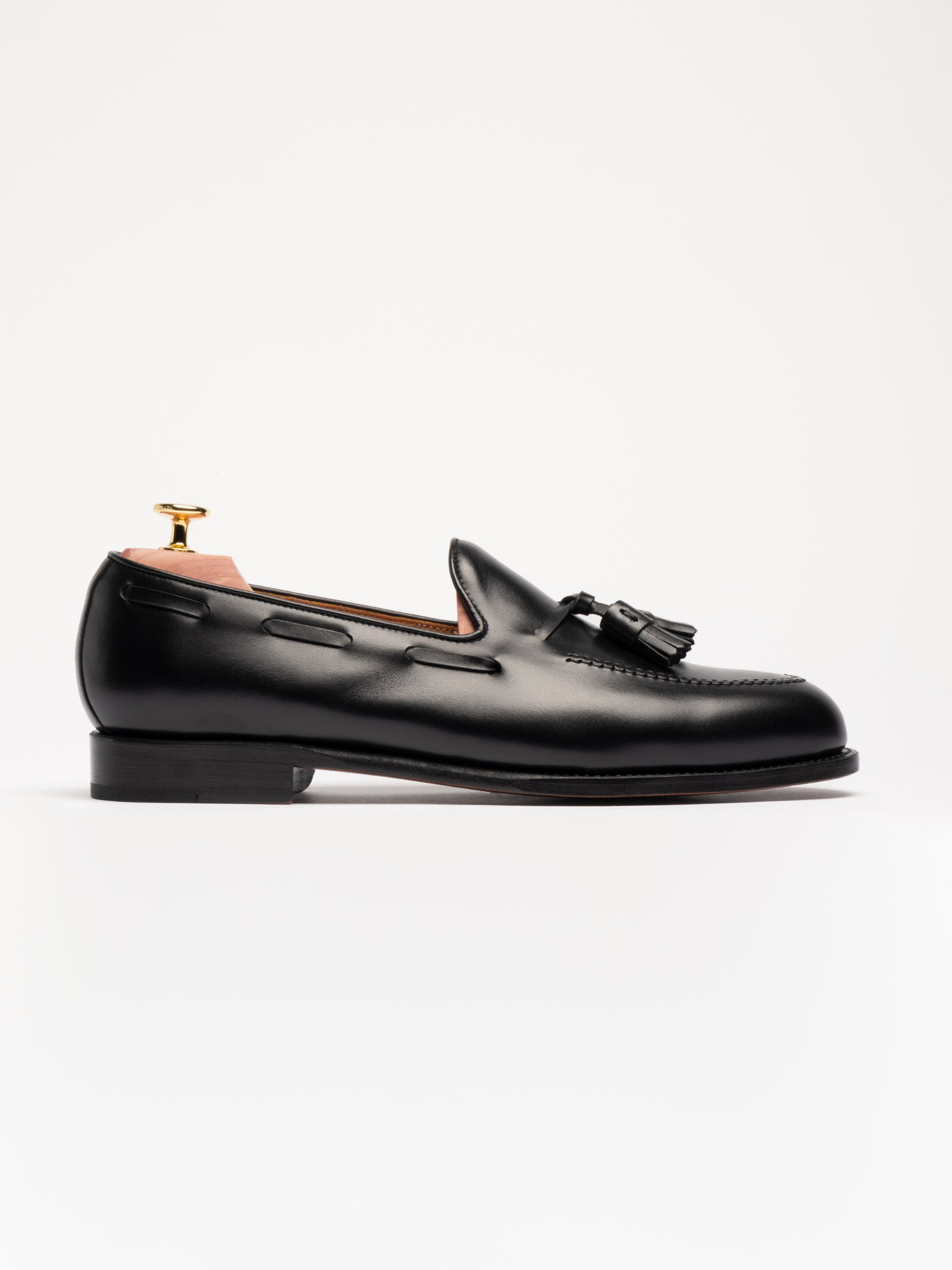 The Tassel Loafer - Black Calf