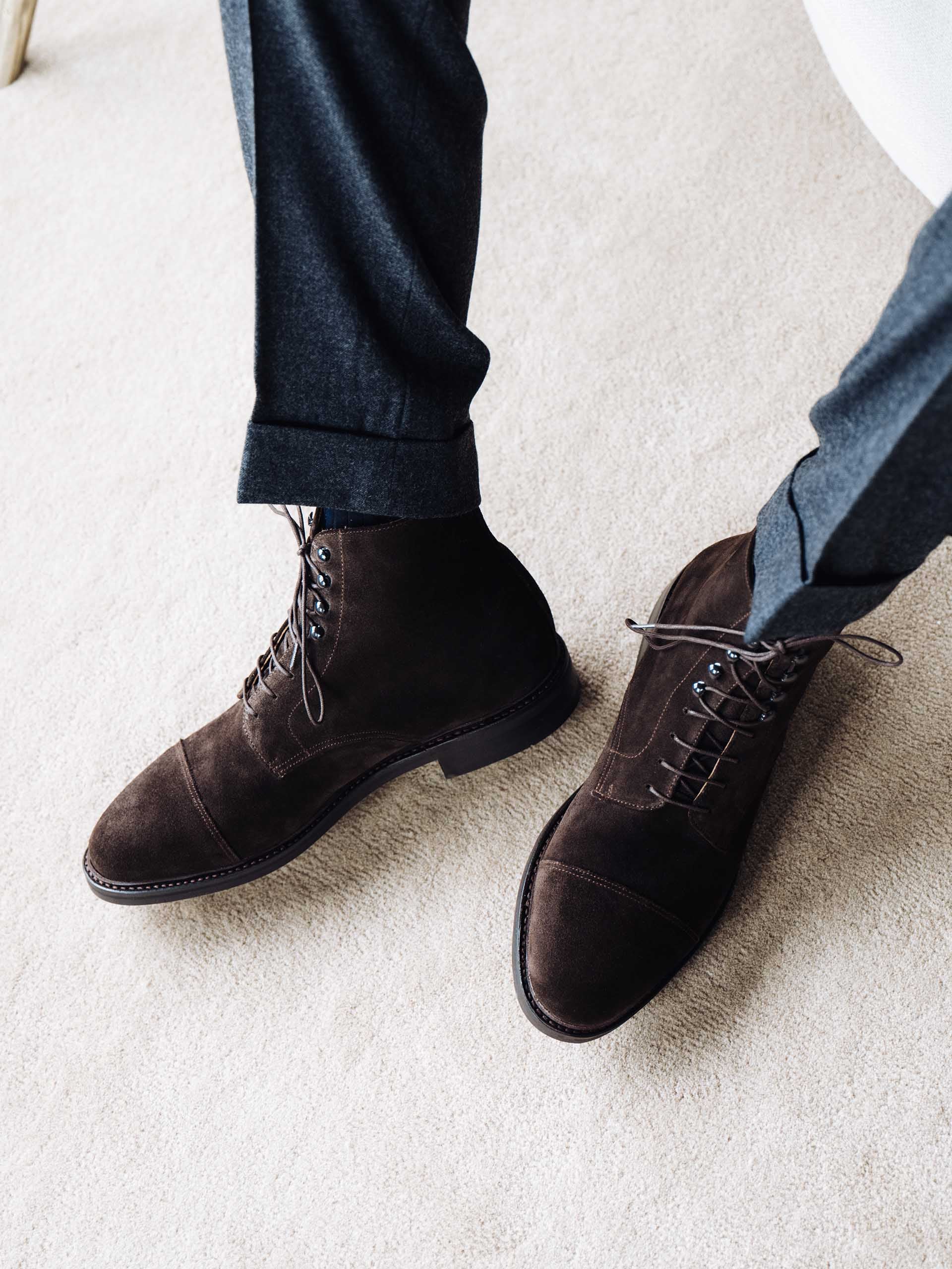 The Jumper Boot - Brown Suede