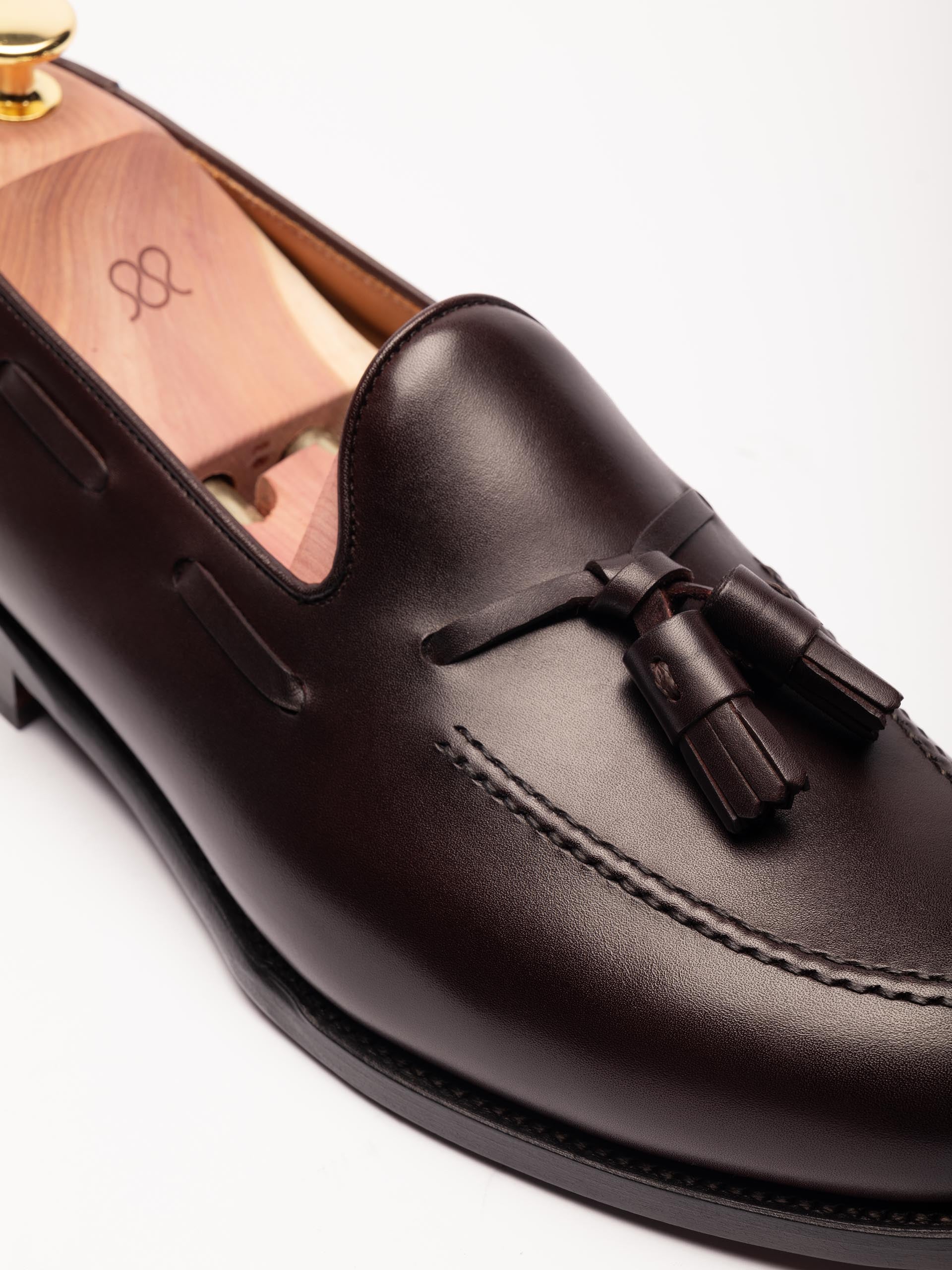 The Tassel Loafer - Burgundy Calf
