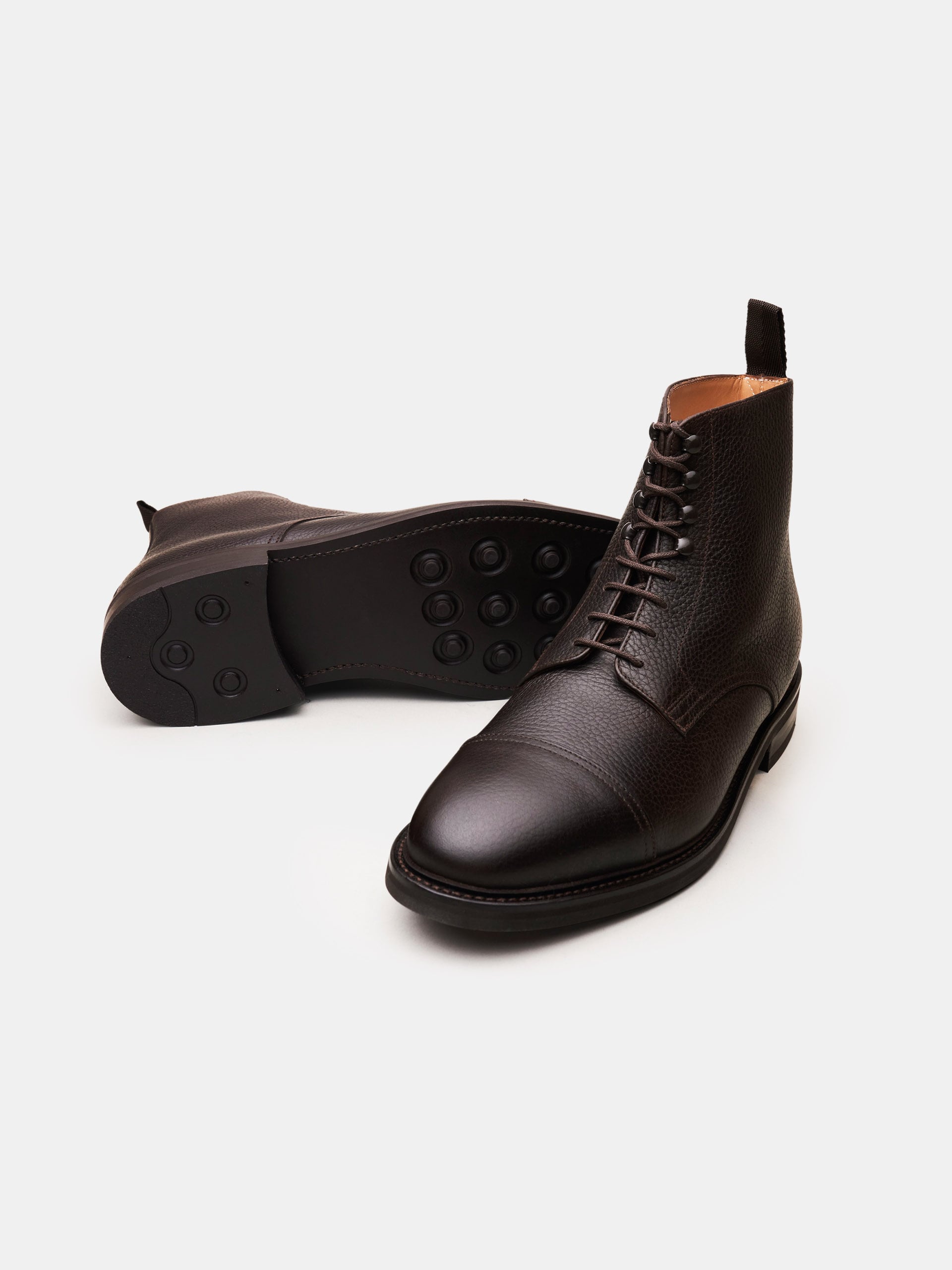 The Jumper Boot - Brown Grain