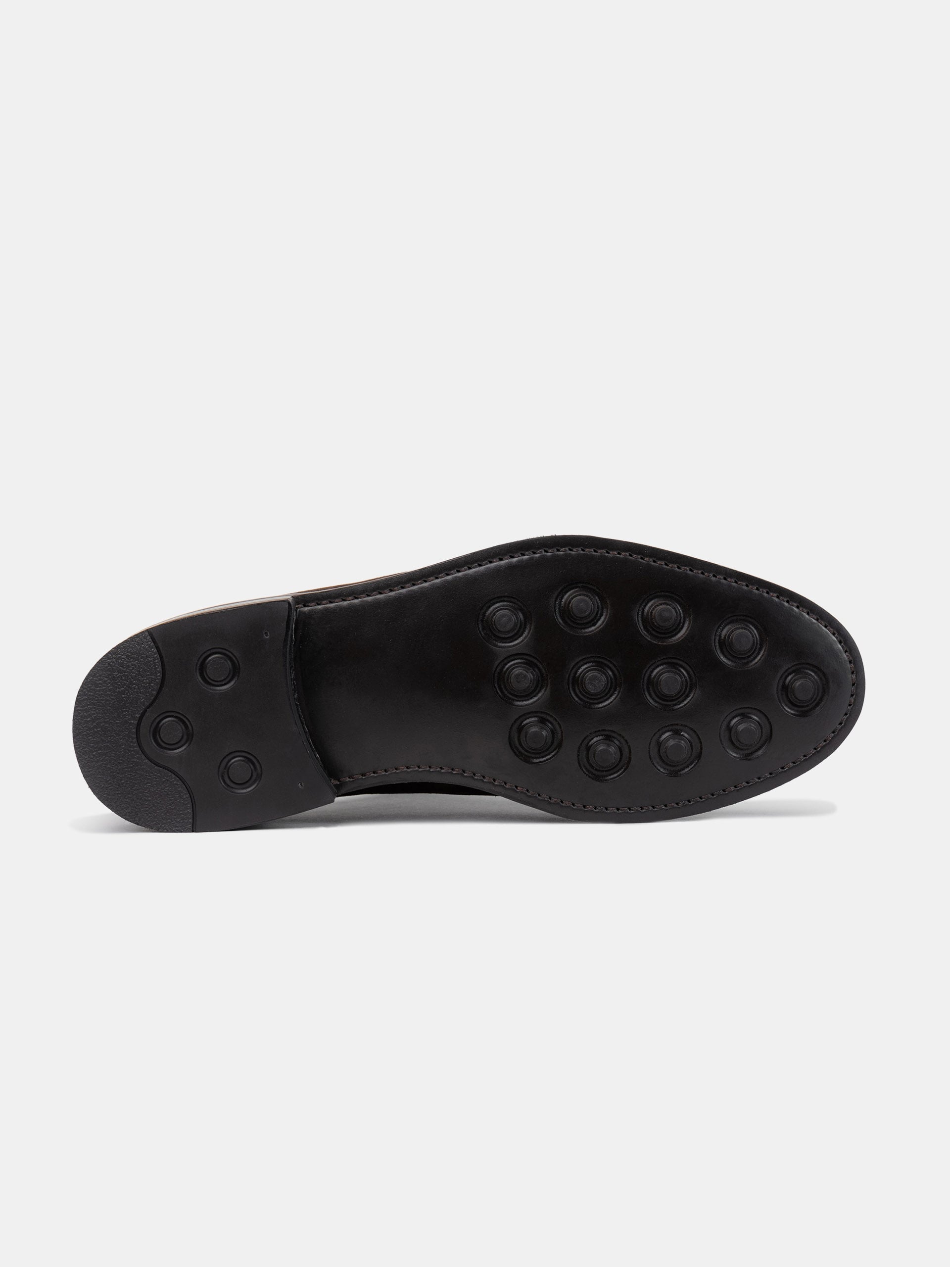 The Plain Toe Blucher Derby - Black Calf