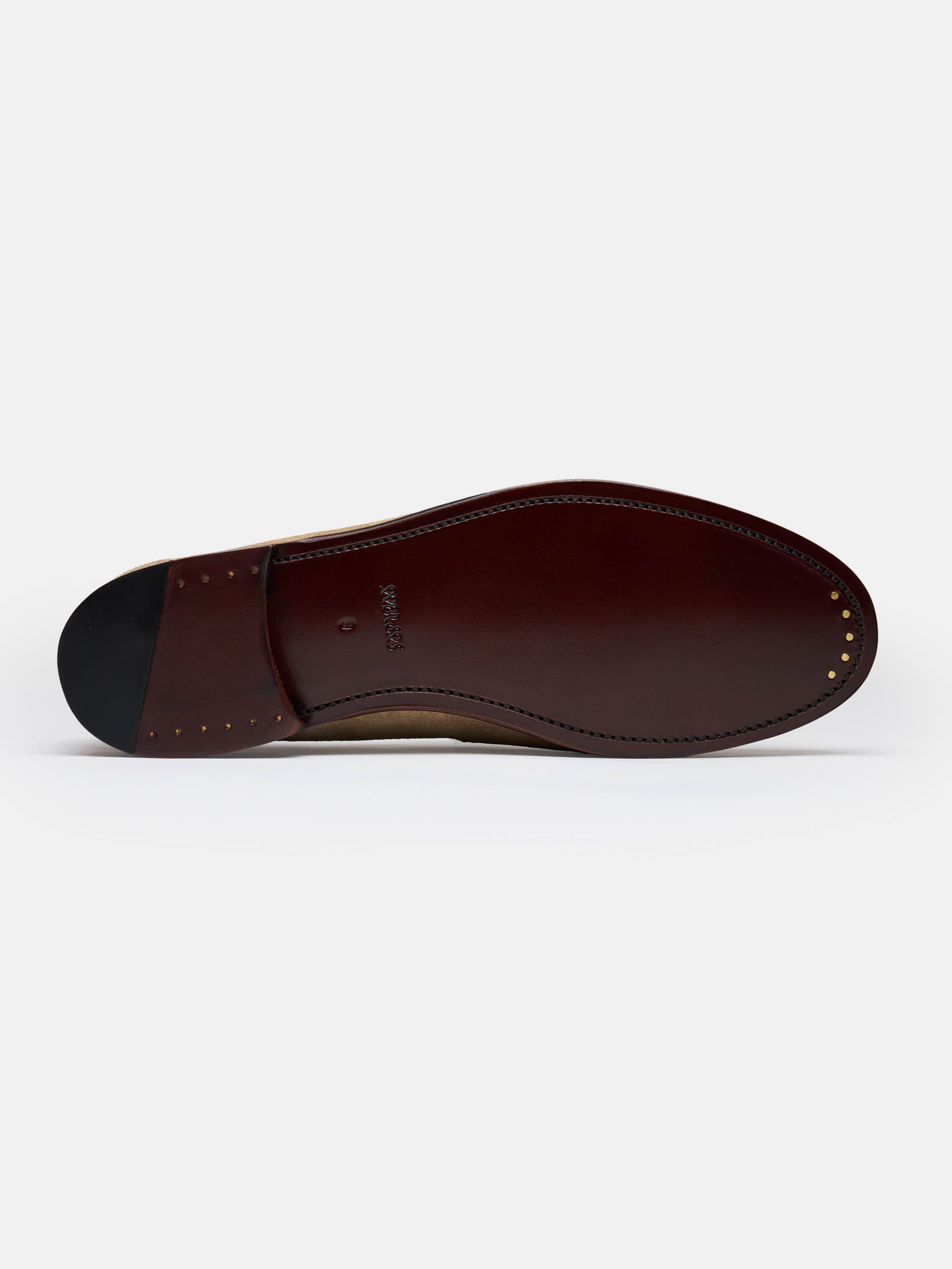 The Penny Loafer - Sand Suede - Unlined