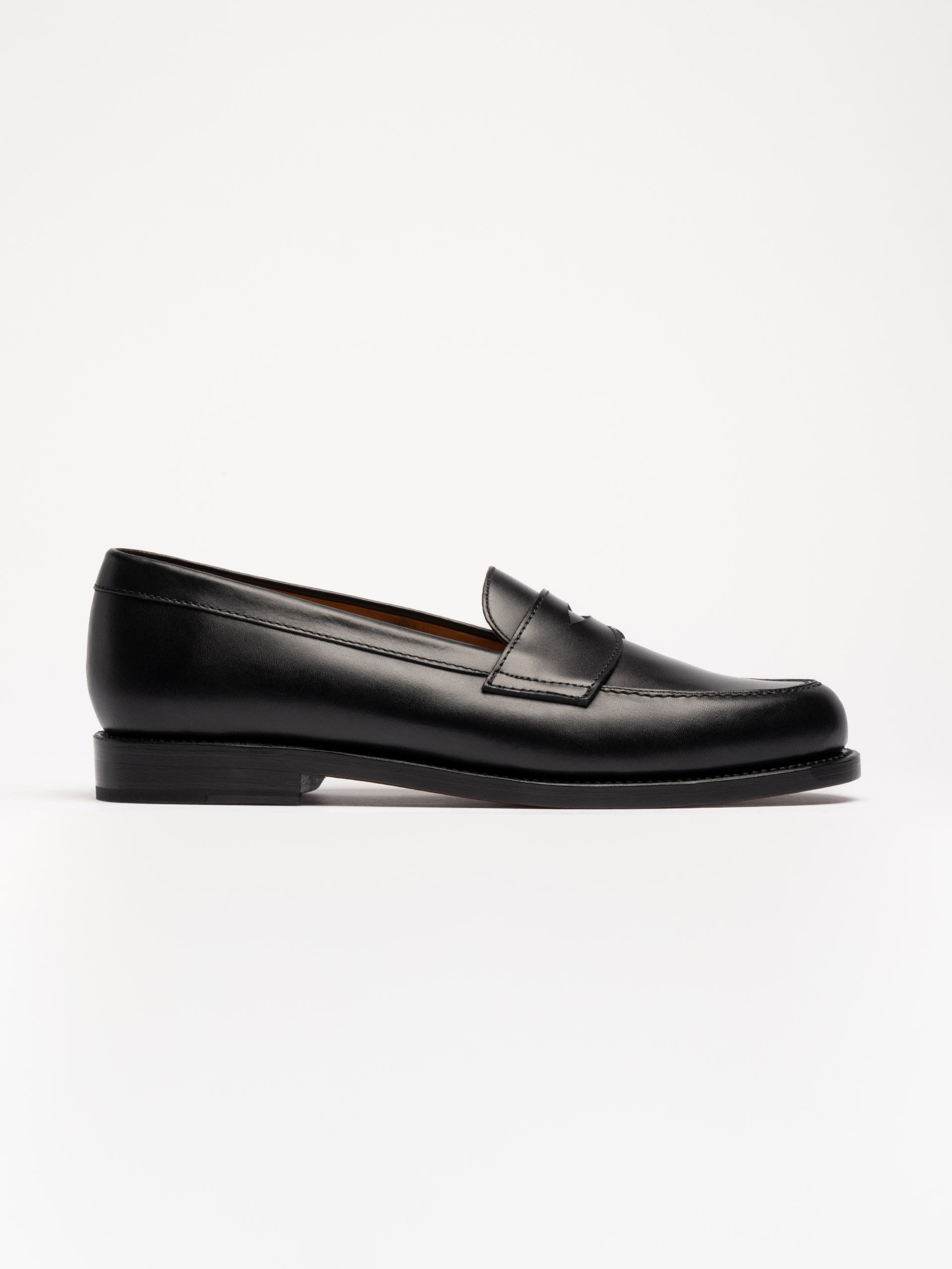 The Ivy Loafer - Black Calf