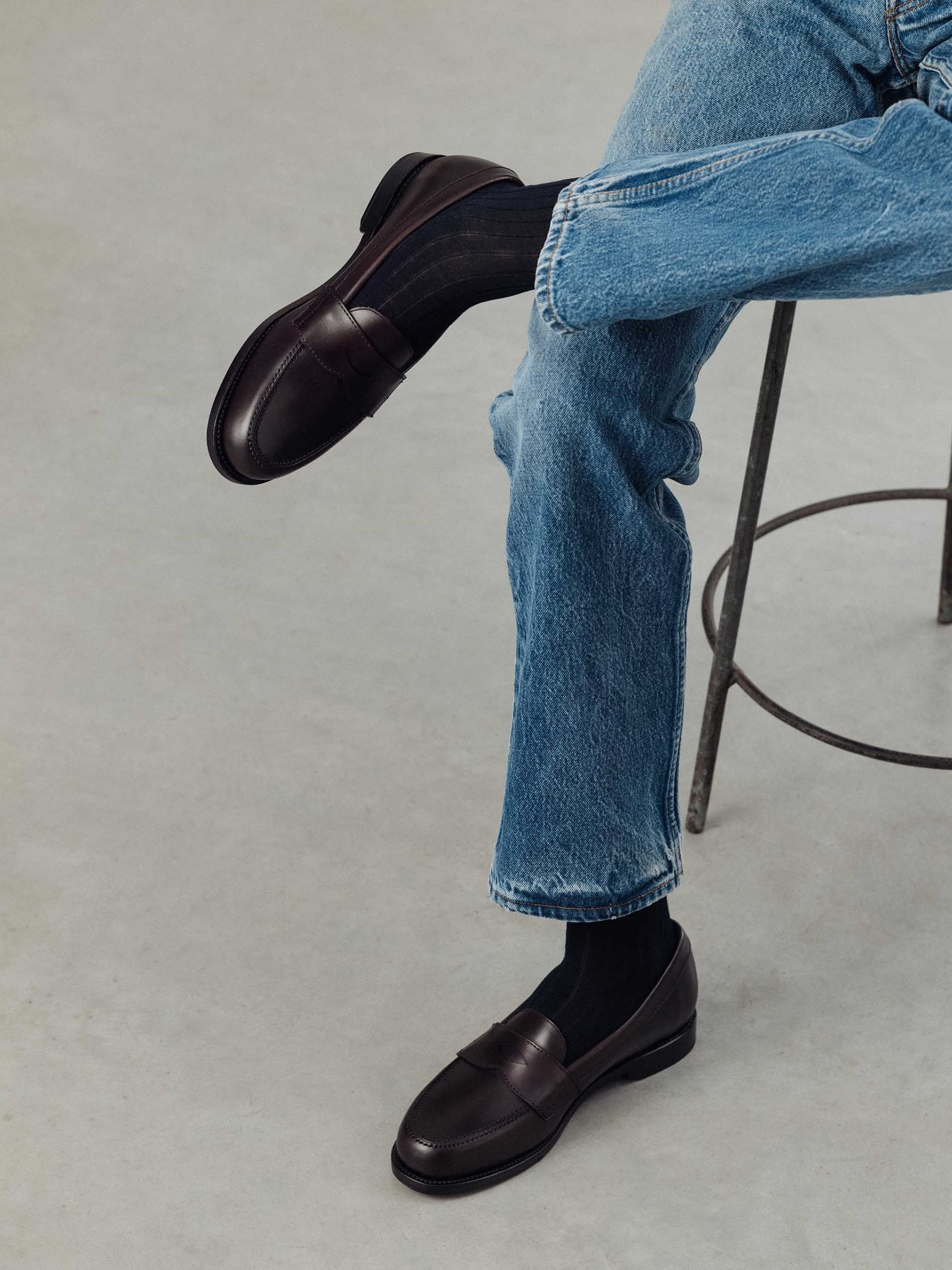 The Ivy Loafer - Burgundy Calf