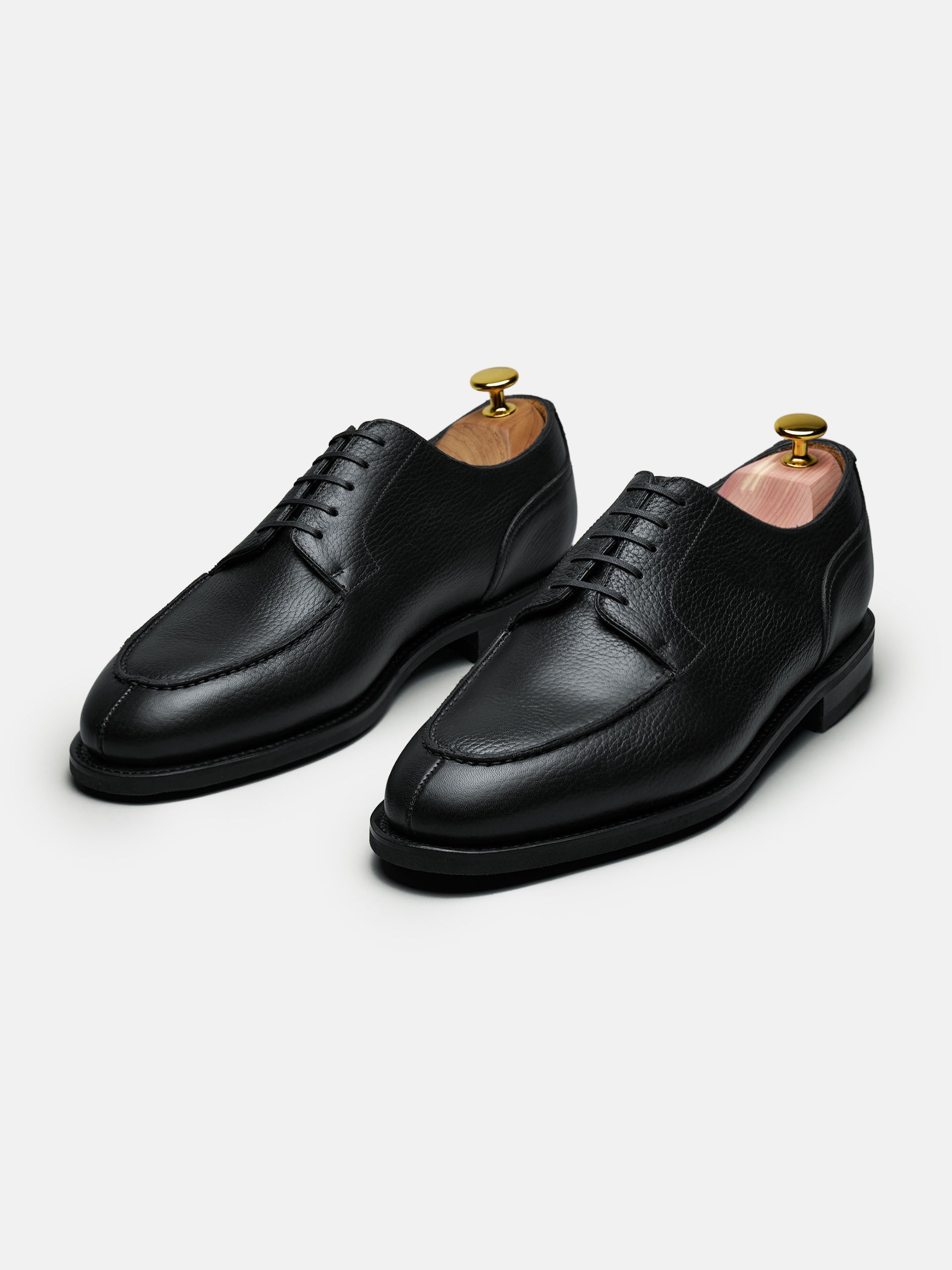 The Split Toe Derby - Black Grain