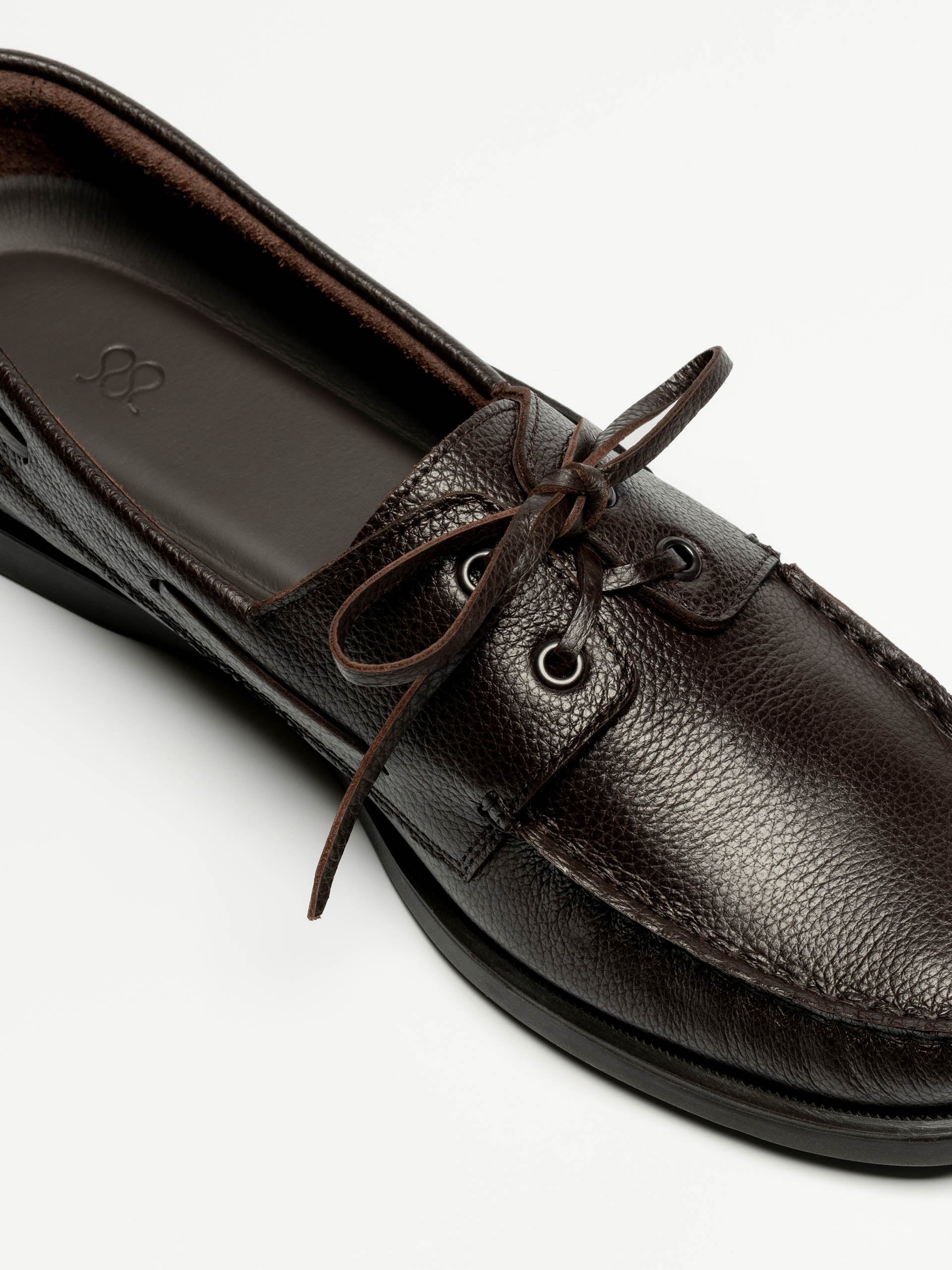 The Boat Shoe - Brown Grain