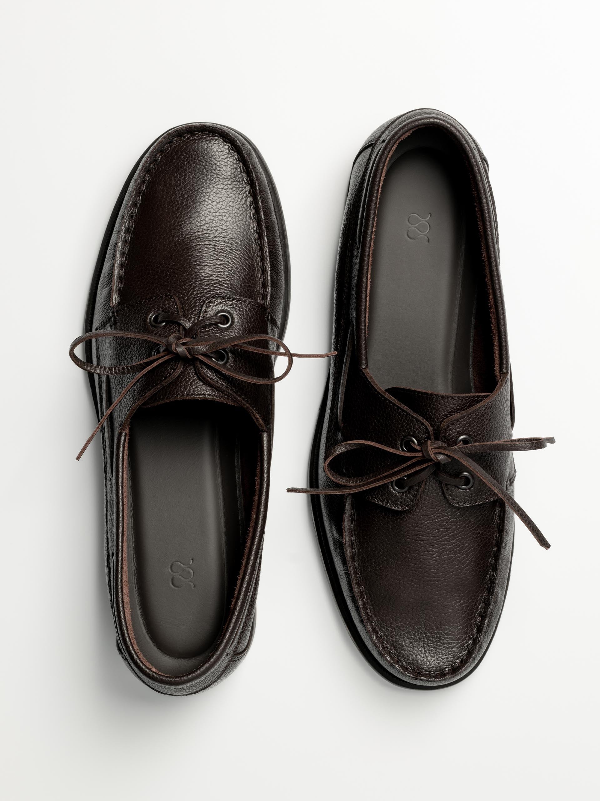 The Boat Shoe - Brown Grain