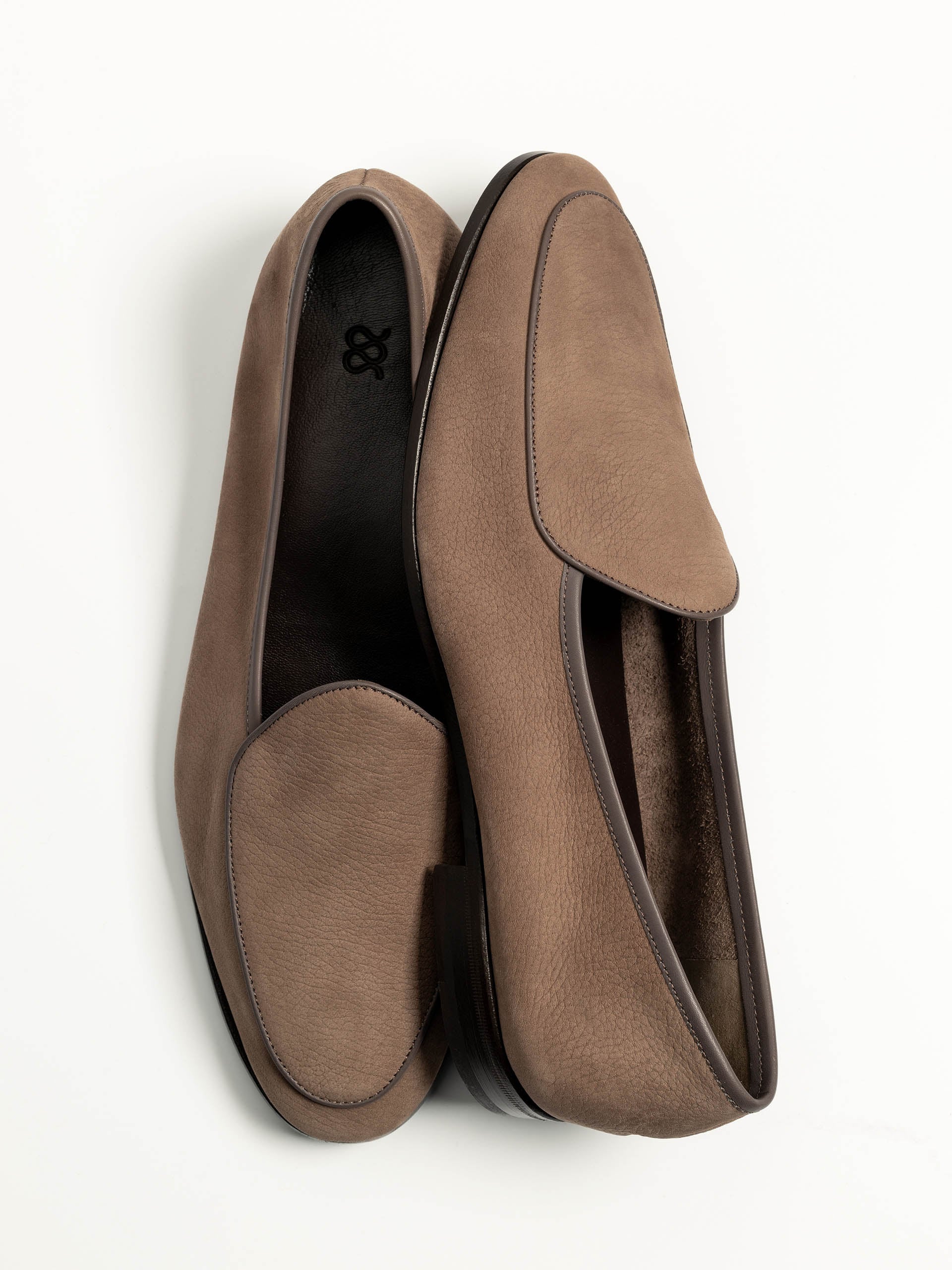 The Belgian Loafer - Taupe Nubuck - Unlined