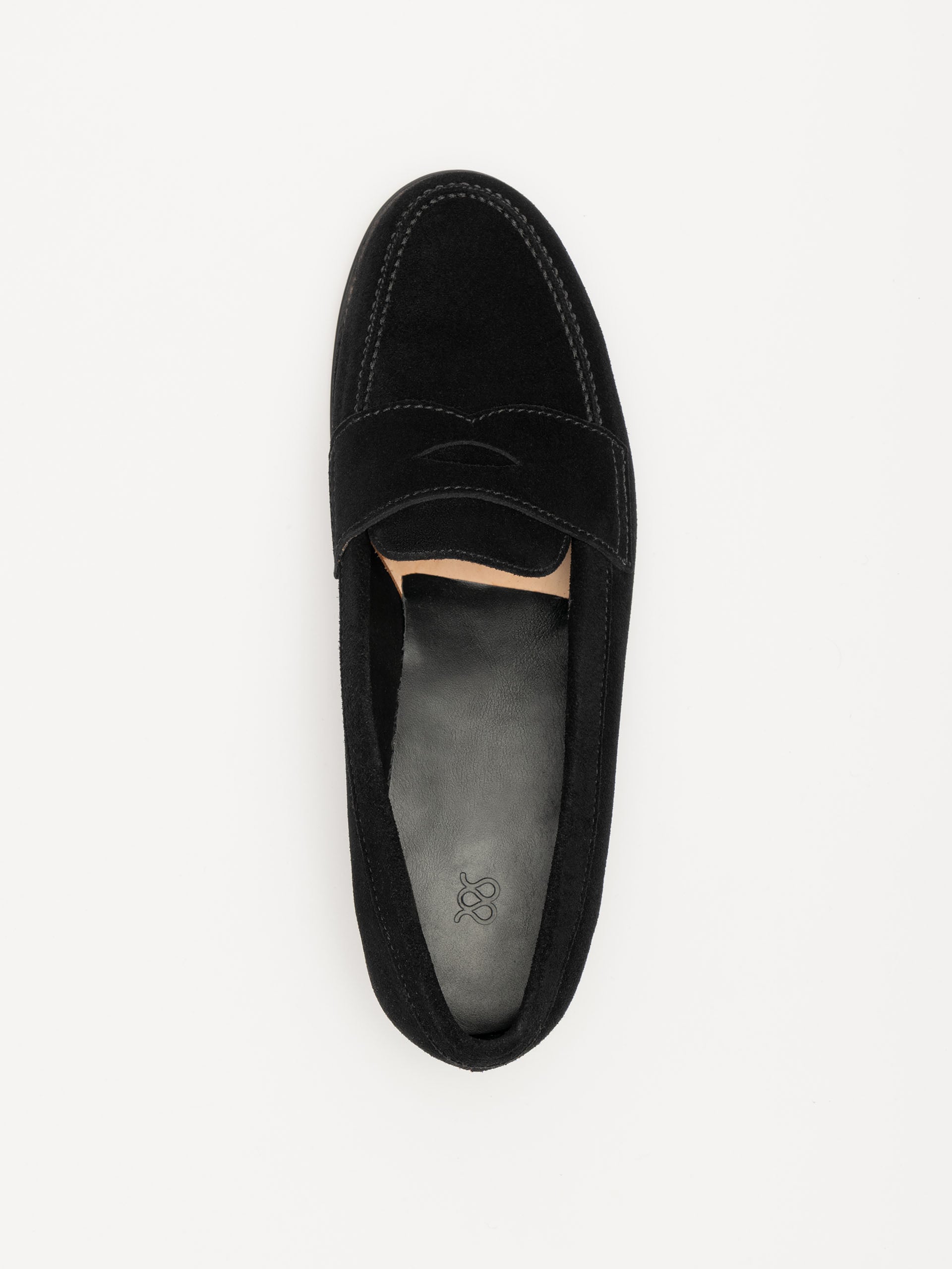 The Ivy Loafer - Black Suede