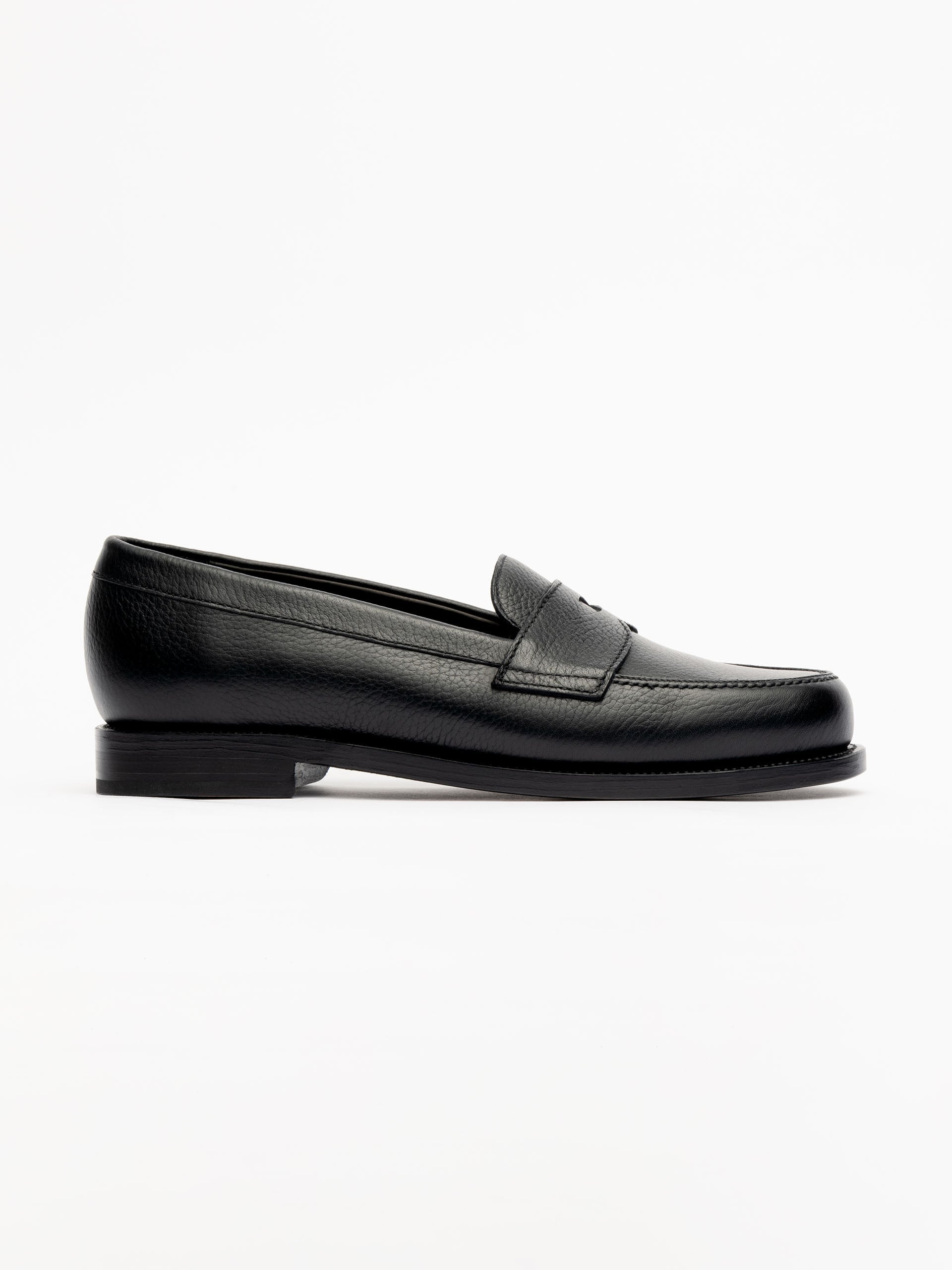 The Ivy Loafer - Black Grain