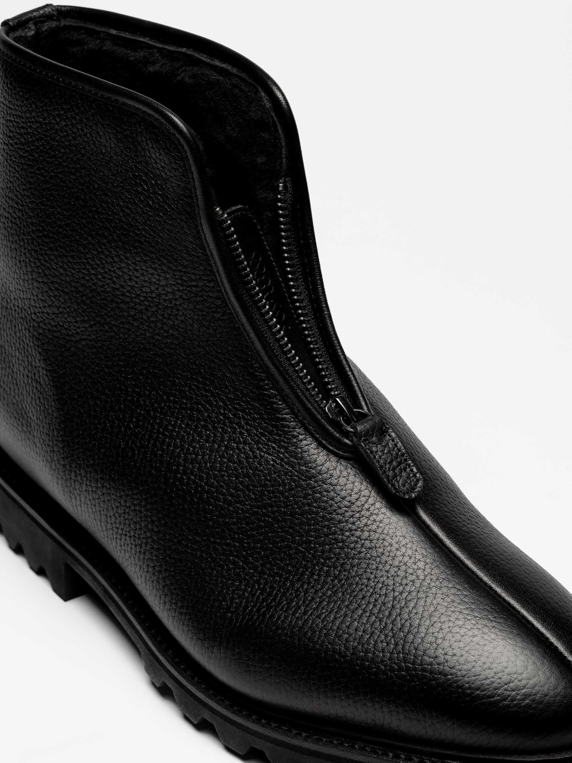 The Alpine Boot - Black Grain