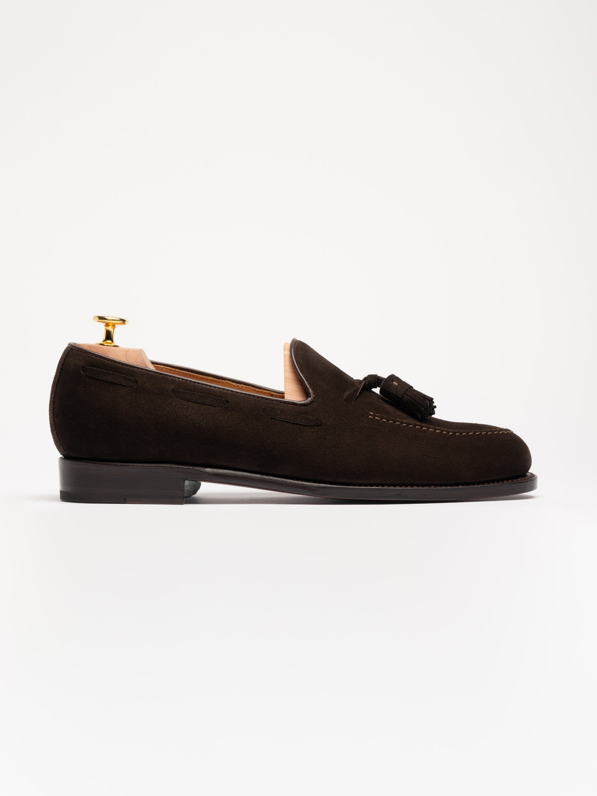 The Tassel Loafer - Brown Suede