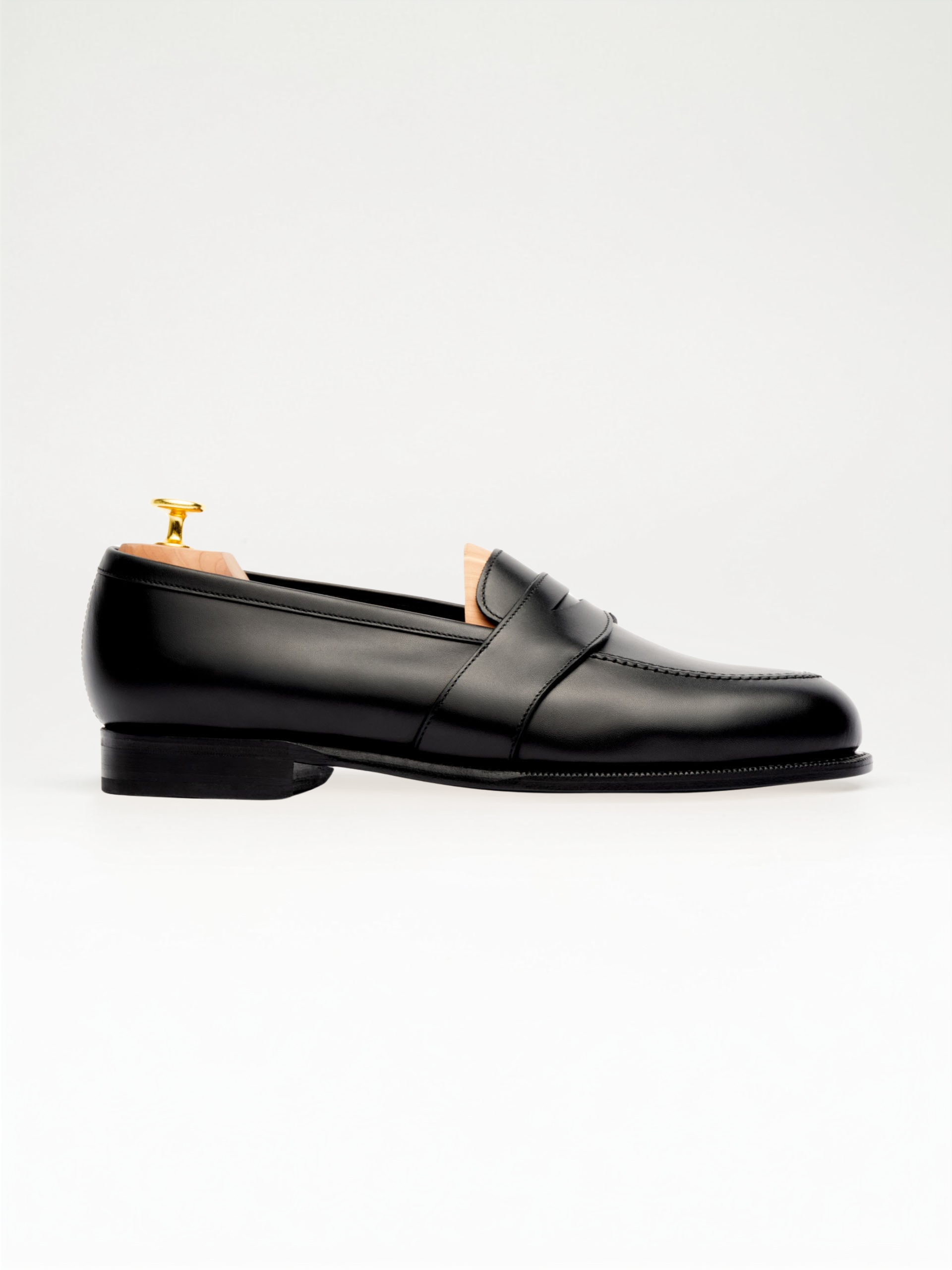 The Full Strap Loafer - Black Calf